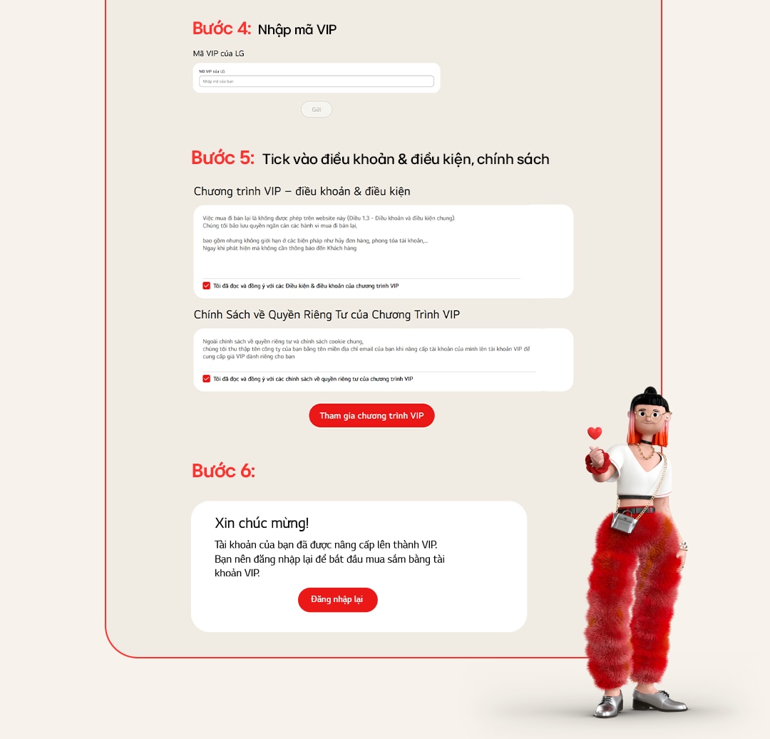 Hướng dẫn đăng ký thành viên VIP